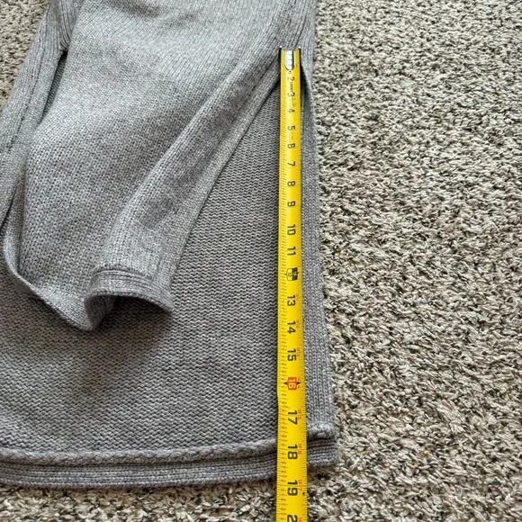 Nomad by Morgan Carper Women’s Grey Knit Tassel Turtleneck Sleeveless Dress Med - Picture 13 of 14